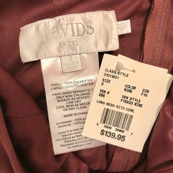 David’s Bridal Size 2 Bridesmaid Dress - Picture 4 of 4